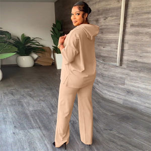 Conjuntos Deportivos de 2 Piezas para Mujer con Logotipo Personalizado, Pantalones Deportivos y Sudaderas con Capucha - Product Image 6