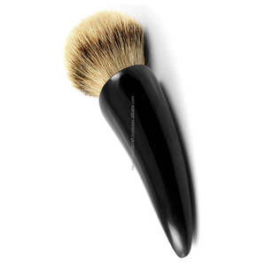 Pinceau à raser de qualité supérieure, poils de qualité supérieure, manche en corne naturelle, pinceau à raser en corne naturelle - Product Image 4