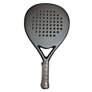 Raqueta de Pádel de Fibra de Carbono con Diseño Único, Raqueta de Tenis de Pádel con Empuñadura Antideslizante de Fibra de Carbono a Precio Económico - Product Image 1