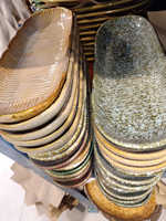 Tasses et soucoupes en céramique indienne stockées volumes de 100ml et 250ml pour bureau à domicile Restaurant Hôtel Utilisation