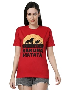 Camiseta de manga corta con estampado de lazo para mujer, camiseta informal ajustada de encaje a la moda, ropa de calle, camisetas de punto con cuello redondo para mujer - Product Image 4