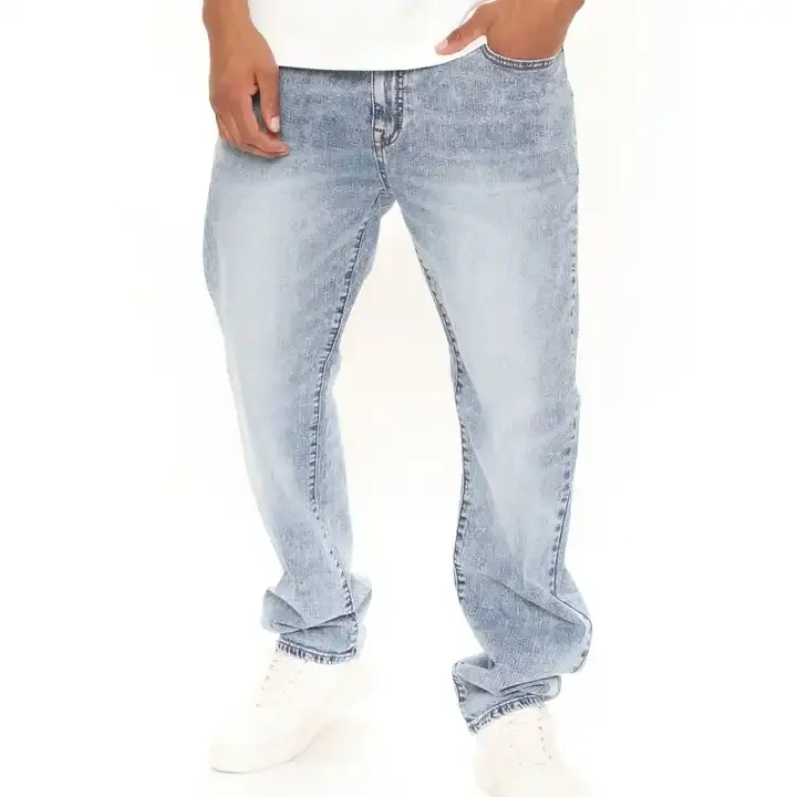 Top Trending New Fashion Jeans Pantalones Venta al por mayor Logotipo personalizado Slim Fit Jeans desgastados Hombres Skinny Denim Jeans