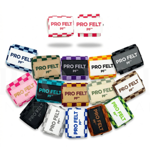 Bandes de poignet personnalisées de 16 pouces, rose et blanc, à motif damier, unisexes, pour la musculation, l'haltérophilie, l'entraînement en salle de sport, respirantes - Product Image 1