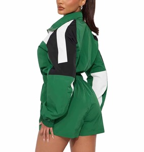 Conjunto de 2 Piezas para Mujer, Estilo Casual para Todas las Temporadas, Sudadera con Capucha de Corte Regular, Diseño Sólido, Pantalones Cortos, 100% Algodón Felpa, Transpirable - Product Image 4