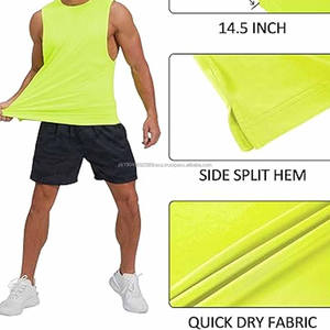 Camiseta sin Mangas para Hombre, Transpirable, de Marca Privada, al por Mayor, la Más Vendida, Ropa Deportiva para Gimnasio - Product Image 4