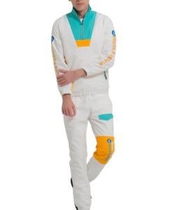 Ensemble de survêtement en maille unie pour homme, deux pièces, pour la gym, vente en gros, sweat-shirt et pantalon - Product Image 1