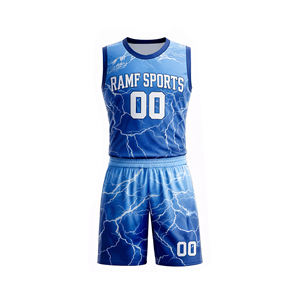 Compra en Grupo, Camisetas de Juego Personalizadas, Cómodas, Transpirables, de Secado Rápido, Uniformes de Baloncesto 100% Poliéster para Adultos, Reversibles, Tallas Grandes - Product Image 1