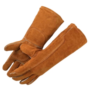 Gants de soudage en cuir de vachette de qualité supérieure, protection des mains pour le travail industriel, résistance aux étincelles et à la chaleur, confortables et durables - Product Image 2