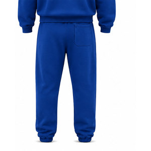 Chándal Azul Vintage Mudassar para Hombre, Talla Grande, 480 g/m², 100% Algodón, con Capucha, Largo, Casual, con Cordón Ajustable y Bolsillos - Product Image 6