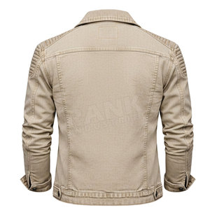 Washed Men Jean <b>Jackets</b> Casual <b>Slim</b> <b>Fit</b> Men Jean <b>Jackets</b> OEM Bulk Supply Winter <b>Jacket</b> Men Jeans <b>Jacket</b> - Product Image 2