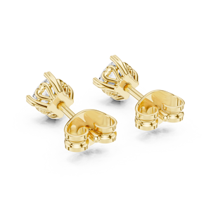 Anillo Clásico con Diamante Cultivado en Laboratorio de 0.5CT, Chapado en Oro Amarillo de 18K y Rodio, para Compromiso, Boda, Fiesta, San Valentín, Uso Diario - Product Image 2