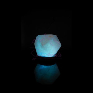 Lampe en sel de l'Himalaya au design classique, finition lisse, lumière douillette - Product Image 3
