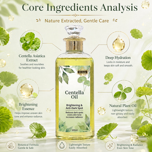 Huile Corporelle Éclaircissante 5D GLUTA Centella Gluta pour Peaux Foncées – Boost d'Éclat Naturel, Anti-Taches, Format Familial – Spécial <span class=keywords><strong>Afrique</strong></span> - Product Image 5