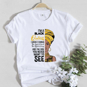 เสื้อยืดแขนสั้นผู้หญิงแบบทางการ ผ้าฝ้ายหนาพิเศษสำหรับฤดูร้อน รับสกรีนโลโก้ ขายส่ง - Product Image 4