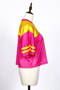 Elegantes Camisetas de Fútbol Americano Personalizadas 2026, Totalmente Bordadas, Sublimadas, de Malla con Técnicas de Impresión, de Secado Rápido y Antibacterianas - Product Image 4