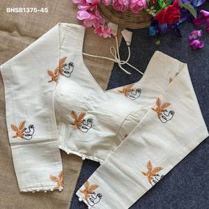 Colección de blusas de alta calidad con trabajo de hilo y lentejuelas, manga larga, espalda acolchada y cierre de gancho, proveedor de Surat para la moda femenina. - Product Image 2