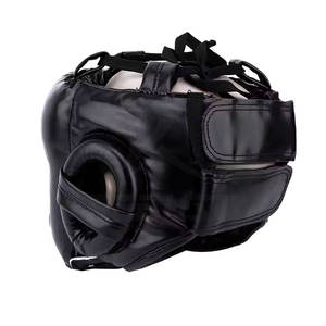 Protector de Cabeza de Cuero para Todo el Rostro, Ajustable, para Entrenamiento de Boxeo - Product Image 3
