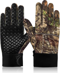 Gants de chasse d'extérieur respirants avec paumes renforcées, construction légère pour l'entraînement au tir et la personnalisation d'équipe - Product Image 1