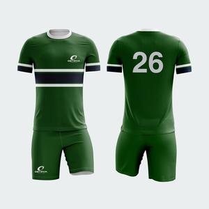 Uniforme de Fútbol de Alta Calidad 100% Poliéster, Personalizado con Impresión Frontal por Transferencia de Calor, Cintura Elástica Corta, Antibacteriano, de Secado Rápido - Product Image 4