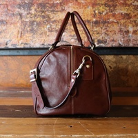 Einzigartiges Design Tragbare Leichte Langlebige Echtes Leder Vintage Weekender Reisetasche Professionelles Logo Multifunktional
