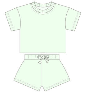 OEM 2026 Nueva Llegada Conjuntos de Verano Personalizados para Niños, Conjunto de Camiseta de Manga Corta y Pantalones Cortos para Niños, Ropa de Verano para Hombre - Product Image 5