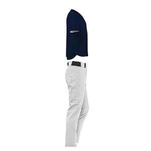 Wholesale Custom Printed Adult Breathable 100% Cotton Eco-Friendly Baseball Jersey and Pant Uniforms Set Direct From Factory - Product Image 4