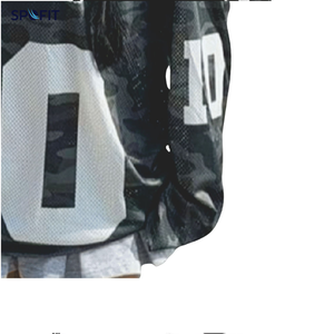 Camisetas de Fútbol Americano Personalizadas Unisex, Estilo Urbano, Premium, de Alta Calidad, Holgadas, Modernas, Deportivas, Transpirables - Product Image 3