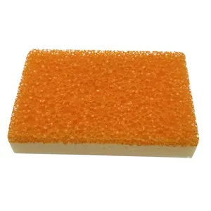Cleaning Sponge Sponge Dual-Sided Sponge and Scrubber - Scratch-Free   Resists Odors