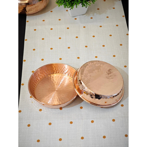 Ensemble de bols en cuivre de qualité supérieure, faits à la main, design classique pour fruits et légumes, bol brillant, prix raisonnable, assiette à soupe - Product Image 3