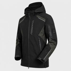 Chaqueta Softshell Impermeable y Transpirable con Capucha para Hombre HAPPY HORSE, con Logotipo Frontal, Estilo Casual para Exteriores - Product Image 5
