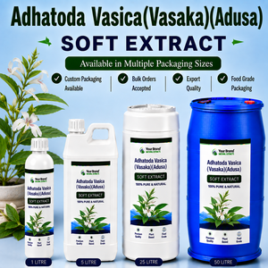 Extracto Suave de Adhatoda Vasica, Suplemento Herbal Vasaka Adusa, a Base de Plantas, Grado Alimenticio, Suministro a Granel - Product Image 1