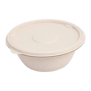 Caja de Almuerzo Desechable de Lujo de 190 mm x 105 mm x 130 mm, Biodegradable, Hecha de Bagazo de Caña de Azúcar, para Restaurantes, Reciclable, Tipo Concha - Product Image 1