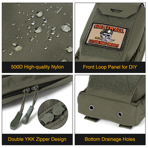 ชุดยุทธวิธีกระเป๋า500D ผ้าไนลอนสีเขียวกลางแจ้งกระเป๋าอเนกประสงค์อเนกประสงค์กระเป๋ายุทธวิธีกระเป๋าอรรถประโยชน์ EDC - Product Image 2