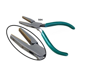 Pince à bec plat de haute qualité avec embout en laiton – Collection d'outils de fabrication de bijoux haut de gamme et meilleur produit au prix de gros le plus bas - Product Image 2