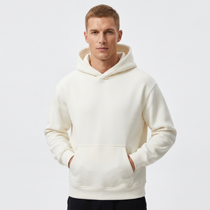 Oversized Basics Cotton Blended 450-500 Gsm <b>Plain</b> Fleece Hoodie <b>Men</b> Winter Streetwear Pullover <b>Hoodies</b> Manufacturers Bangladesh - Product Image 6