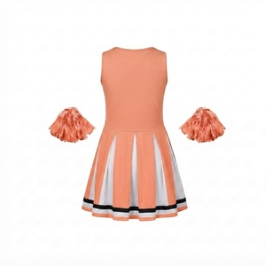 Tenue de Cheerleading Énergique pour Femmes et Filles – Débardeur Col V, Jupe Plissée, Accessoires – Vêtements de Sport d'Équipe, Danse – Vente en Gros - Product Image 2