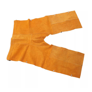 High Performance Heavy Duty Welding Safety Cowhide Split Leather <b>Apron</b> Adjustable Fire Protective Apparel Pants for Welders - Product Image 5