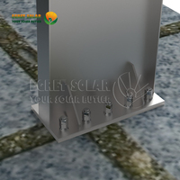 Magnésium Aluminium Zingage ZAM Système de montage d'abri solaire PV Structure de parking solaire photovaltique