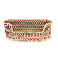 Lit pour chat en jonc de mer tressé, le plus vendu, tissé à la main, écologique, motif animalier, taille personnalisable, mobilier