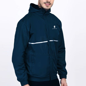 Full Zip Hooded Men <b>Winter</b> <b>Running</b> <b>Jacket</b> Quick Dry Lightweight Sports Outerwear For Fitness <b>Running</b> Hiking Cycling And Walking - Product Image 4