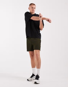 Camiseta de algodón negra de manga corta con cuello redondo para hombre, corte holgado, informal, de color liso, tejido de punto tipo jersey. - Product Image 3