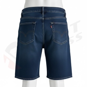 Best Quality Hot <b>Sale</b> Men's Fashion Solid Breathable Denim Shorts Casual High Street Style - Product Image 2