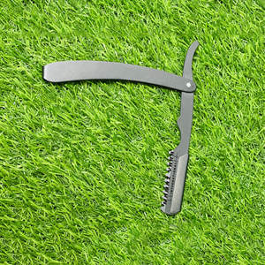 High Quality Professional <b>Swing</b> Lock Razor for Men Best Design Stainless Steel Handle Barber Thinning Razor for Face - Product Image 6