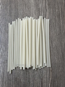 Pajitas de Harina de Arroz Ecológicas, Seguras y Limpias, Material Superior 2026, Pajitas Comestibles 100% Vegetales, Ideales para Bebidas Frías y Calientes, en Oferta - Product Image 4