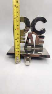 Ensemble de supports élégants en métal pour chaussettes de Noël, pour cheminée, décoration de fêtes, chaussettes en feutre - Product Image 4