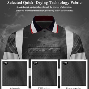 เสื้อโปโลปลอดภัยสไตล์ใหม่เสื้อโปโลแบบสะท้อนแสงเสื้อโปโลปลอดภัยออกแบบโลโก้ของคุณเอง - Product Image 5