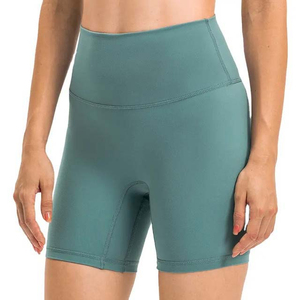 Wholesale Women <b>Shorts</b> <b>Tight</b> Butt Lift Compression Fitness Gym Running Training Sports Yoga <b>Shorts</b> With Zipper Mesh Pocket - Product Image 1