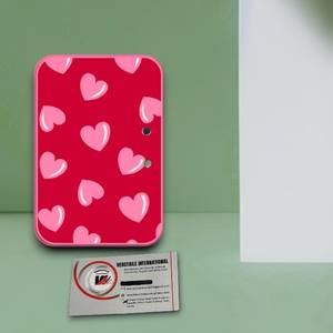 Placas Magnéticas Personalizadas de Acrílico Rosa con Forma de Corazón de Diamante para Extensiones de Pestañas, Herramientas de Belleza Ecológicas con Diseño Reutilizable - Product Image 4