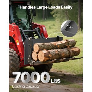Piastra di Montaggio Universale 3/8 per Skid Steer, Facile da Installare, Capacità di Carico 7000 lbs, Piastre per Caricatore in Acciaio Resistente Compatibili con Kubota - Product Image 3