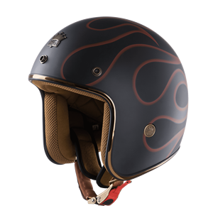 หมวกกันน็อคเวียดนาม ยี่ห้อ Royal Helmet รุ่น M20 สไตล์เรโทร แบบเปิดหน้า ดีไซน์กราฟิกคุณภาพสูง วัสดุ ABS ขั้นสูง มาตรฐาน DOT ปลดเร็ว - Product Image 3